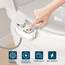 Bidet Aufsatz Nicht elektrisches Bidet Doppeldüse (Front- und Heckwäsche), selbstreinigender Bidet-Toilettensitz-Aufsatz mit einstellbarem Wasserdruck