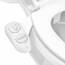LUXE Bidet NEO 185 Plus – Mechanischer Bidet-Toilettensitzaufsatz der nächsten Generation mit innovativen EZ-Lift-Scharnieren, Doppeldüsen und 360°-Selbstreinigungsmodus (weiß)