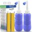 2 Stück Tragbarer Bidet -Portable Bidet - Travel Bidet - Peri Bottle - Hand-Bidet für Bidet, tragbar, mit Reisetasche, 450 ml Fassungsvermögen und abgewinkelter Düse