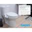 Omigo Element+ Dual Temp Bidet-Aufsatz, nicht elektrisch, dünn, modernes Design, spezielle selbstreinigende Düsen hinten und vorne, mit intuitiver Druckregelung