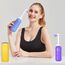 2 Stück Tragbarer Bidet -Portable Bidet - Travel Bidet - Peri Bottle - Hand-Bidet für Bidet, tragbar, mit Reisetasche, 450 ml Fassungsvermögen und abgewinkelter Düse