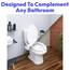 Greenco GRC2189 Bidet-Aufsatz für WC-Wassersprüher für WC-Sitz, elektrisches Bidet mit verstellbarem Frischwasserstrahlstrahl, weiß, 1 Stück