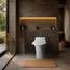 SmartBidet SB-2000WE Elektrischer Bidetsitz, weiß, länglich