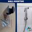 AVAbay Sprayer Head Holster Mount-Handheld Bidet Holder for Toilet Hand Held Shattaf Hanger Hook Mounting-Toilettentank or Wall Mounted Bathroom Head Hold