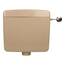Calmwaters® Spülkasten Beige mit Spül-Stopp-Funktion, 6-9 Liter Spülmenge, Aufputzspülkasten WC schmal, flacher Spülkasten Elements, Aufputz-Montage, Start-Stopp-Taste, Beige-Bahamabeige, 29HB2716