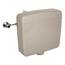 Calmwaters® Spülkasten Grau mit Spül-Stopp-Funktion, 6-9 Liter Spülmenge, Aufputzspülkasten WC schmal, flacher Spülkasten Elements, Aufputz-Montage, Start-Stopp-Taste, Manhattan-Grau, 29HB2717