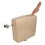 Calmwaters® Spülkasten Beige mit Spül-Stopp-Funktion, 6-9 Liter Spülmenge, Aufputzspülkasten WC schmal, flacher Spülkasten Elements, Aufputz-Montage, Start-Stopp-Taste, Beige-Bahamabeige, 29HB2716