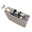 Calmwaters® Spülkasten Grau mit Spül-Stopp-Funktion, 6-9 Liter Spülmenge, Aufputzspülkasten WC schmal, flacher Spülkasten Elements, Aufputz-Montage, Start-Stopp-Taste, Manhattan-Grau, 29HB2717