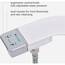 Brondell SS-250 SimpleSpa Thinline Essential Bidet-Aufsatz für WC-Sitze mit einstellbarem Wasserdruck, seitliche Armsteuerung, dünnes Profil, silberner Knopf (Doppeldüse)