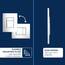 GROHE Skate Cosmopolitan, Abdeckplatte WC 2-Mengen (wassersparende Betätigungsplatte für den Spülkasten, für 2-Mengen Spülung, Drückerplatte mit Start und Stopp-Betätigung), chrom, 38732000