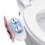 Bidet-Aufsatz, SNAN WC-Bidet, nicht elektrisch, selbstreinigend, Doppeldüse (Posterior/Feminine Wash), frisches kaltes Wasser, Sprühgerät, Bidet mit verstellbarem Wasserdruck Toilettensitzaufsatz