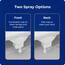 Squatty Potty SP Refresh-it Dual Stream Fresh Water Bidet Toilet Seat Attachment Non Electric, White, 17 x 4.5 x 9.8 inches