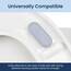 LUXE Bidet Toilet seat Bumper kit Stoßstangenset für WC-Sitz, ABS, Weiß