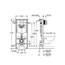 GROHE Rapid SL - 3 in 1 Set für WC (mit Schnellverstellung und Höhensicherung, tiefenverstellbar, Zu- und Ablaufgarnitur, fixierte Objektanschlüsse), chrom, 38772001