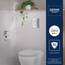 GROHE Skate Cosmopolitan, Abdeckplatte WC 2-Mengen (wassersparende Betätigungsplatte für den Spülkasten, für 2-Mengen Spülung, Drückerplatte mit Start und Stopp-Betätigung), chrom, 38732000