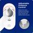 Squatty Potty SP Refresh-it Dual Stream Fresh Water Bidet Toilet Seat Attachment Non Electric, White, 17 x 4.5 x 9.8 inches