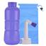 Antallcky Tragbares Reise-Bidet-Reinigungsgerät für den Po, Abwischer, persönliches Bidet-Spray für Toilette, Analdum, Reinigungsflasche für Herren, Damen, 450 ml, Blau