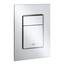 GROHE Skate Cosmopolitan S | WC- Betätigungsplatte für Rapid SL | S-Size, 130 x 172 mm, 2-Mengen- und Start und Stopp-Betätigung, Chrom | 37535000