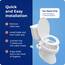 Squatty Potty SP Refresh-it Dual Stream Fresh Water Bidet Toilet Seat Attachment Non Electric, White, 17 x 4.5 x 9.8 inches