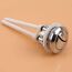 2 Stück Standard WC Taste für Toilette Wasser Tank Drucktasten 38 mm Pop-up Dual Flush Push Button für WC Dusche Badezimmer (Silber)