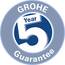 Grohe Skate Air WC und Start-Stopp-Funktion für pneumatische Betätigung, waagerecht, chrom 38506000 2-Mengen-Betätigung