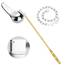 Hidnvefen WC-Griff-Ersatz-Set, universeller WC-Spülgriff, Zinklegierung, WC-Tank-Auslösehebel mit H2-Messingarm, kompatibel mit amerikanischem Standard/Mansfield-Toilette