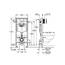 GROHE Rapid SL Set 2in1 für Wand-WC, 1,13 m, Betätigungsplatte Skate Air alpinaweiß 38764001