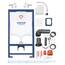 GROHE Solido, 3in1 Vorwandelement, Rohbau-Set für Wand-WC (1,13 m Bauhöhe, mit Bestätigungsplatte Skate Air, 2 WC-Haltebolzen, Schnellverstellung, inkl. Zu- & Ablaufgarnitur), chrom, 38722001