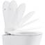 NEG Design Hänge-WC Uno11RK (48,5 cm) randlos & spritzfrei, verdeckte Montage mit Nano-Versiegelung inkl. abnehmbarem Soft-Close WC-Sitz