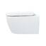 NEG Design Hänge-WC Uno11RK (48,5 cm) randlos & spritzfrei, verdeckte Montage mit Nano-Versiegelung inkl. abnehmbarem Soft-Close WC-Sitz