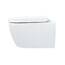 NEG Design Hänge-WC Uno11RK (48,5 cm) randlos & spritzfrei, verdeckte Montage mit Nano-Versiegelung inkl. abnehmbarem Soft-Close WC-Sitz
