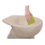 'aquaSu® Spülrandloses Stand-WC 083 | Tiefspüler mit waagerechtem Abgang | Tiefspül-WC ohne Spülrand | 39 x 36,5 x 47 cm | Bodenstehende Toilette | Sanitärkeramik in beige | 55108 3