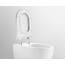 NEG Design Hänge-WC Toilette mit 360° Tornad00 Spülung, randloses Design, inkl. Softclose WC-Sitz aus Duroplast abnehmbar