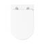 NEG Design Hänge-WC Toilette mit 360° Tornad00 Spülung, randloses Design, inkl. Softclose WC-Sitz aus Duroplast abnehmbar