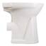 AquaSu Stand-WC +6 cm | Erhöhtes WC +6 cm | Bodenstehende Toilette | Erhöhtes WC | Für große Menschen und für Senioren | Geruchsarmer Tiefspüler | Abgang waagerecht | Weiß | Klo | 02583 6