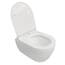 NEG Design Hänge-WC NEG Uno11RK-Slimline (48,5 cm) randlos & spritzfrei verdeckte Montage mit Nano-Versiegelung inkl. abnehmbarem Softclose WC-Sitz (extraflach)