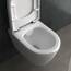 Alpenberger Wand WC Spülrandlos | Moderne Toilette WC Set | Tiefspüler Hänge WC | Toilettendeckel D Form | WC Sitz mit Absenkautomatik | Gäste WC mit Nano | Passend zu Geberit