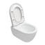 NEG Design Hänge-WC Uno11RK (48,5 cm) randlos & spritzfrei, verdeckte Montage mit Nano-Versiegelung inkl. abnehmbarem Soft-Close WC-Sitz