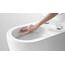 NEG Design Hänge-WC Toilette mit 360° Tornad00 Spülung, randloses Design, inkl. Softclose WC-Sitz aus Duroplast abnehmbar