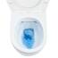 NEG Design Hänge-WC Uno11RL-Slimline (55,5 cm) randlos & spritzfrei verdeckte Montage mit Nano-Versiegelung inkl. abnehmbarem Softclose WC-Sitz (extraflach)