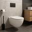 NEG Design Hänge-WC Uno11RL-Slimline (55,5 cm) randlos & spritzfrei verdeckte Montage mit Nano-Versiegelung inkl. abnehmbarem Softclose WC-Sitz (extraflach)