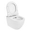 'aquaSu® Wand-WC Spülrandlos 2.0 | innovative Swirl Spültechnik | Spritzfrei & leise | Umweltfreundlich | Wasserzulauf seitlich | WC-Set Tondo | WC-Sitz mit Absenkautomatik | Duroplast Weiß | 04997 9