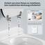 WOLTU Premium WC-Sitz Toilettensitz mit Absenkautomatik, MDF Holzkern, Softclose Scharnier, Desgin Décor Oval