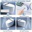SPOWAY Smart Toilette, längliches, einteiliges Bidet-WC mit eingebautem Bidet, Tankless Smart Bidet Toilette mit Auto Open Close, Fußsensor, beheizter Sitz, LED-Display, Nachtlicht, Dual Flush