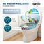 SANFINO® Premium WC Sitz mit Absenkautomatik – hochwertige Toilettendeckel aus Holz, viele bunte Motive, hoher Sitzkomfort, einfache Montage inklusive Montageanleitung – "Hawaii"