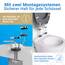 LOBENSWERK Toilettendeckel mit Absenkautomatik Holz [Einfache Montage] mit Soft-Touch-Legierung | antibakteriell | Quick-Release-Funktion | Klobrille mit Holzkern, Klodeckel, WC Sitz Grau Matt