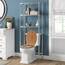 WOLTU Premium WC-Sitz Toilettensitz mit Absenkautomatik, MDF Holzkern, Softclose Scharnier, Desgin Décor Oval