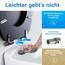 LOBENSWERK Toilettendeckel mit Absenkautomatik Holz [Einfache Montage] mit Soft-Touch-Legierung | antibakteriell | Quick-Release-Funktion | Klobrille mit Holzkern, WC Sitz, Klodeckel Schwarz Matt
