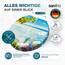 SANFINO® Premium WC Sitz mit Absenkautomatik – hochwertige Toilettendeckel aus Holz, viele bunte Motive, hoher Sitzkomfort, einfache Montage inklusive Montageanleitung – "Hawaii"