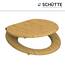 SCHÜTTE WC-Sitz BAMBOO mit Absenkautomatik aus Bambus, nachhaltiger Toilettendeckel mit 175kg Belastbarkeit, Toilettensitz mit Brille, Klodeckel für WC, Holz Klobrille